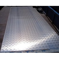 Лист алюминиевый рифленый квинтет 1x2000x2500 мм АМг2 ГОСТ 21631-2023