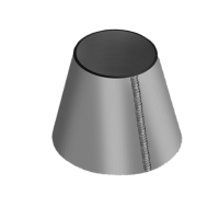 Обечайка стальная коническая 1120x1020x38 мм 16ГС ГОСТ 14249-89
