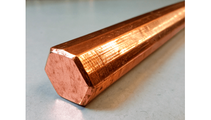 Шестигранник медный ДШГНП 13 мм М2 фото шестигранник медный ДШГНП 13 мм М2 купить в Липецке